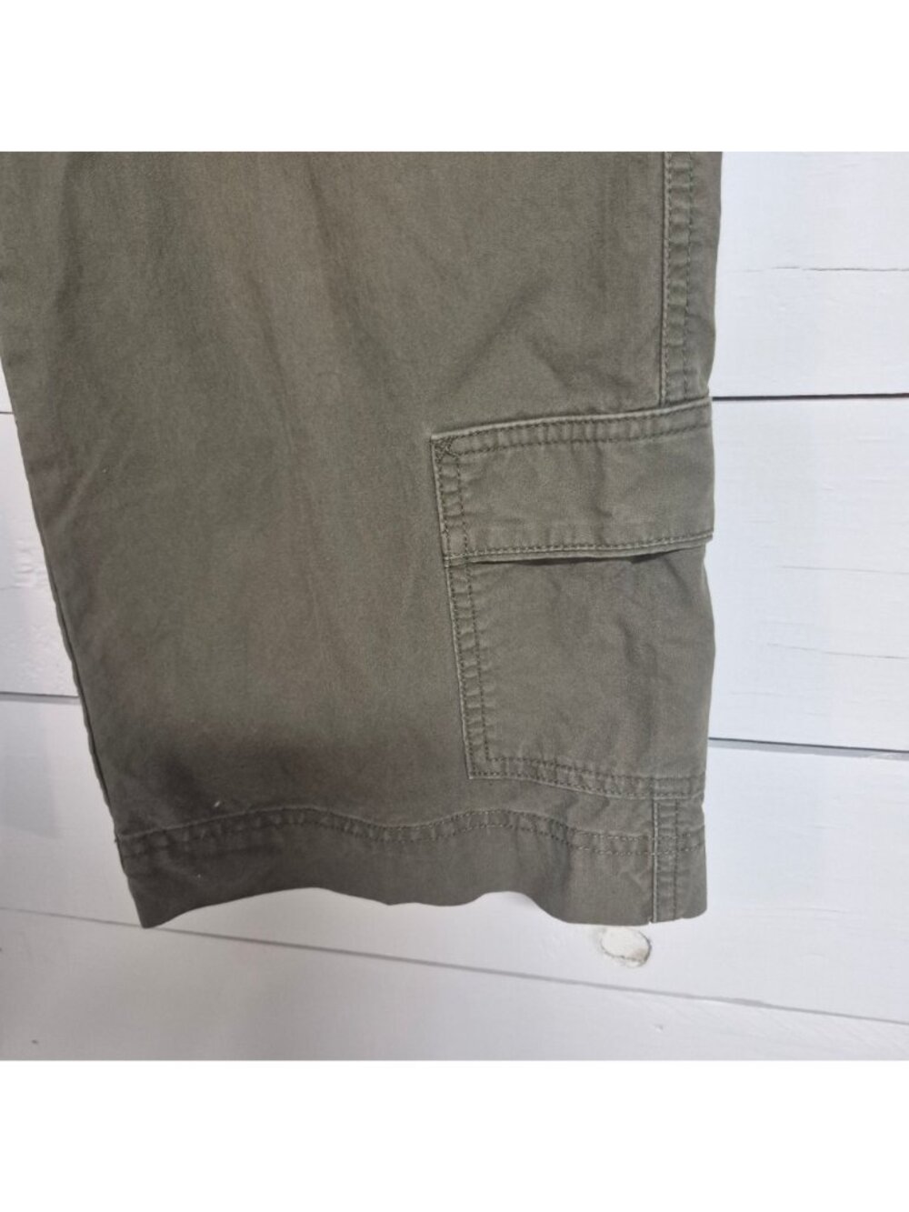 Cabelas Casuals Womens Olive Green Cargo Pants Size 14 Regular - Picture 3 of 8
